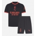 Camisa de Futebol AC Milan Fikayo Tomori #23 Equipamento Alternativo Infantil 2026-27 Manga Curta (+ Calças curtas)